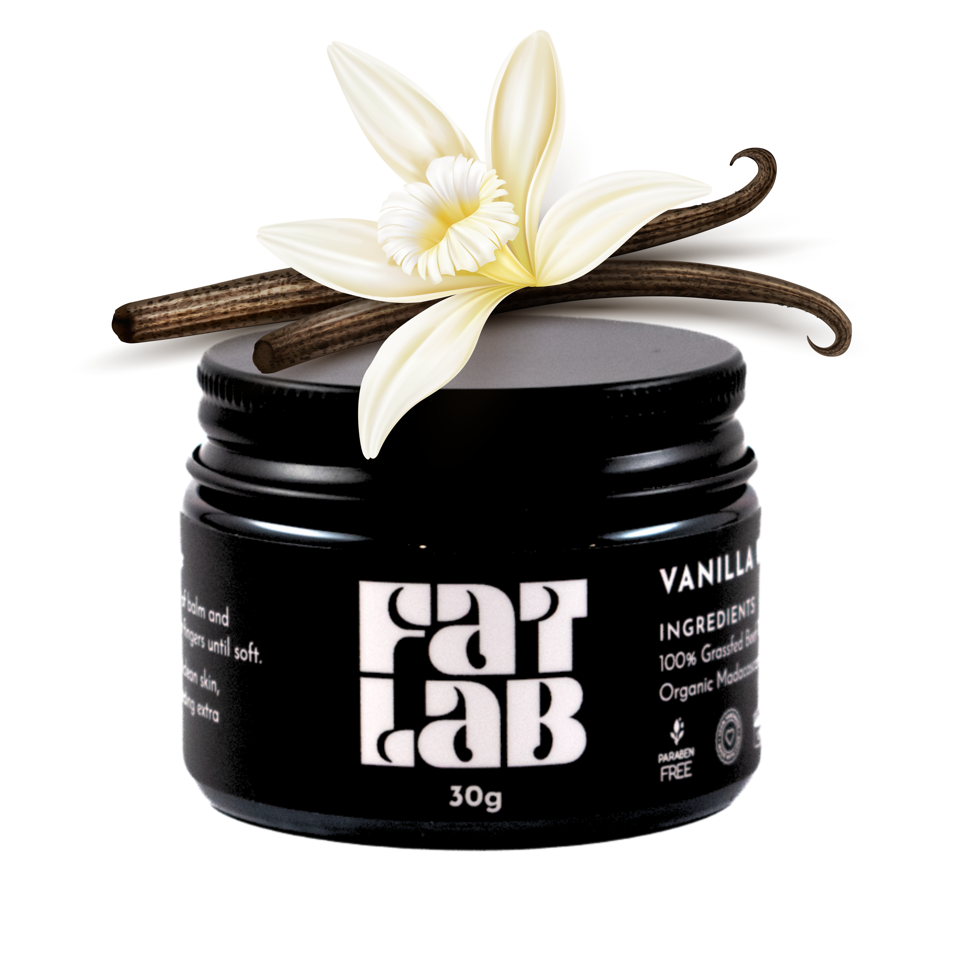 Vanilla Infused 100% Beef Tallow Moisturiser